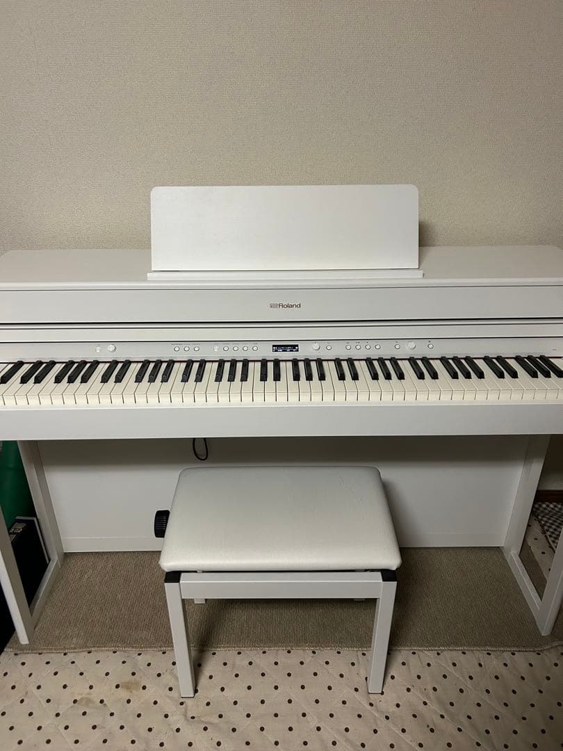 Roland HP-702 ホワイト電子ピアノ 88鍵 椅子付き