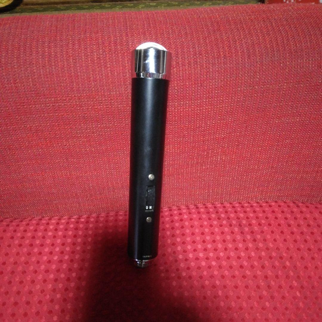 最終値下げ！ 当時物！日本製 コンデンサーマイク ？ブラック！コード欠品！