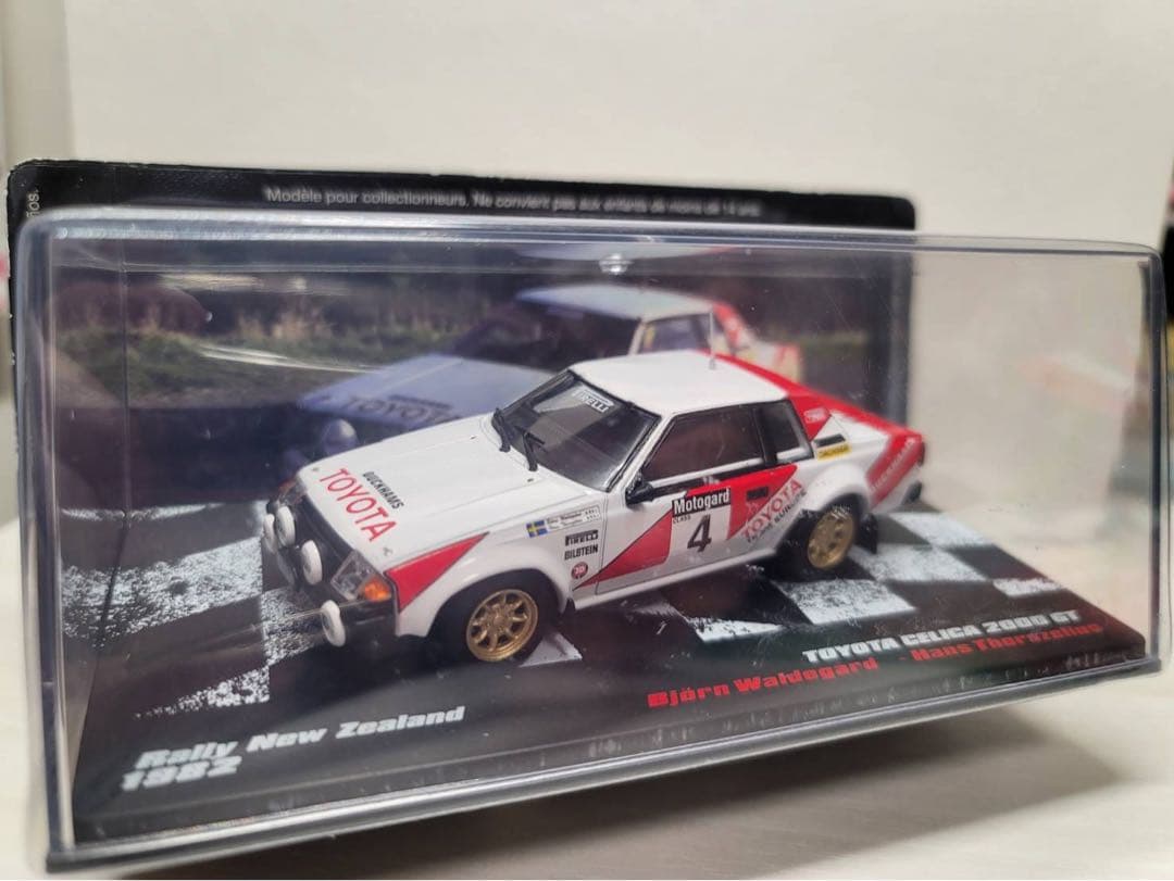 トヨタ セリカ 2000GT #4 ラリーNZ 1982 ワルデガルド 1/43