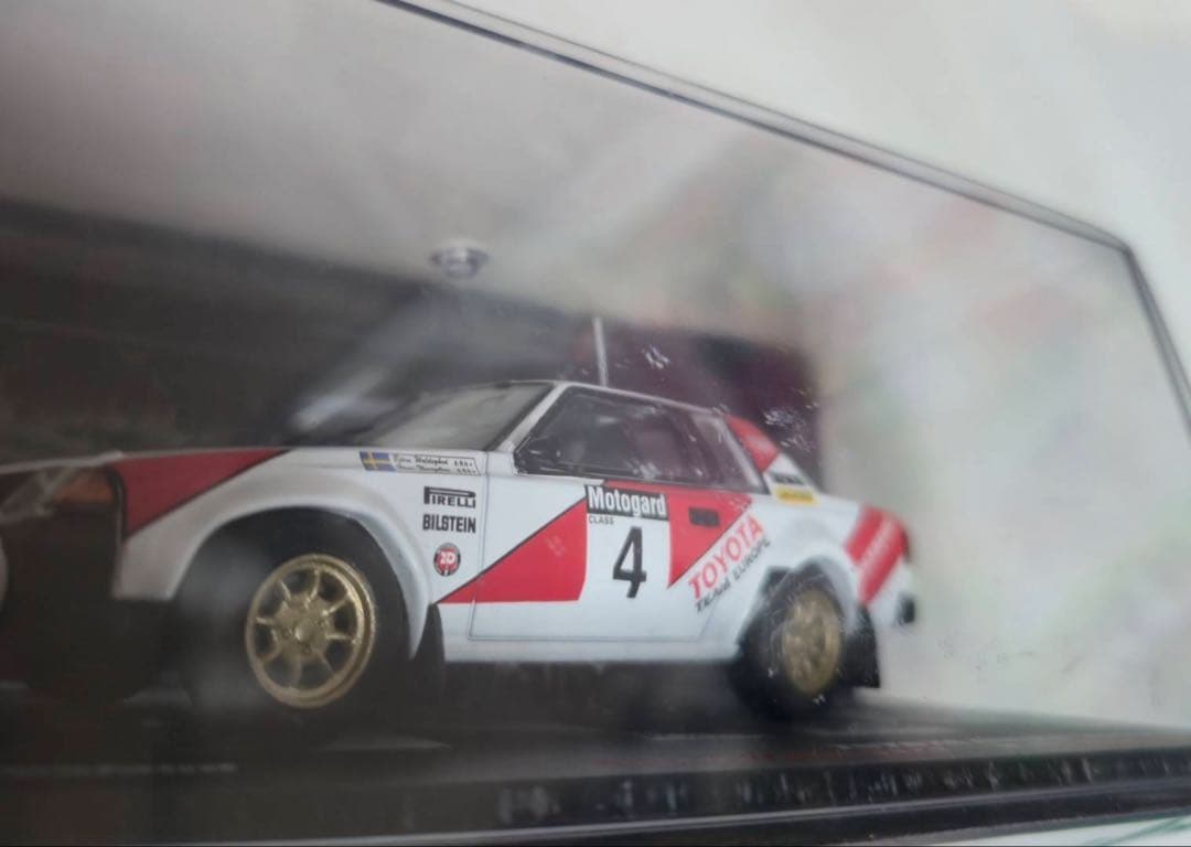 トヨタ セリカ 2000GT #4 ラリーNZ 1982 ワルデガルド 1/43