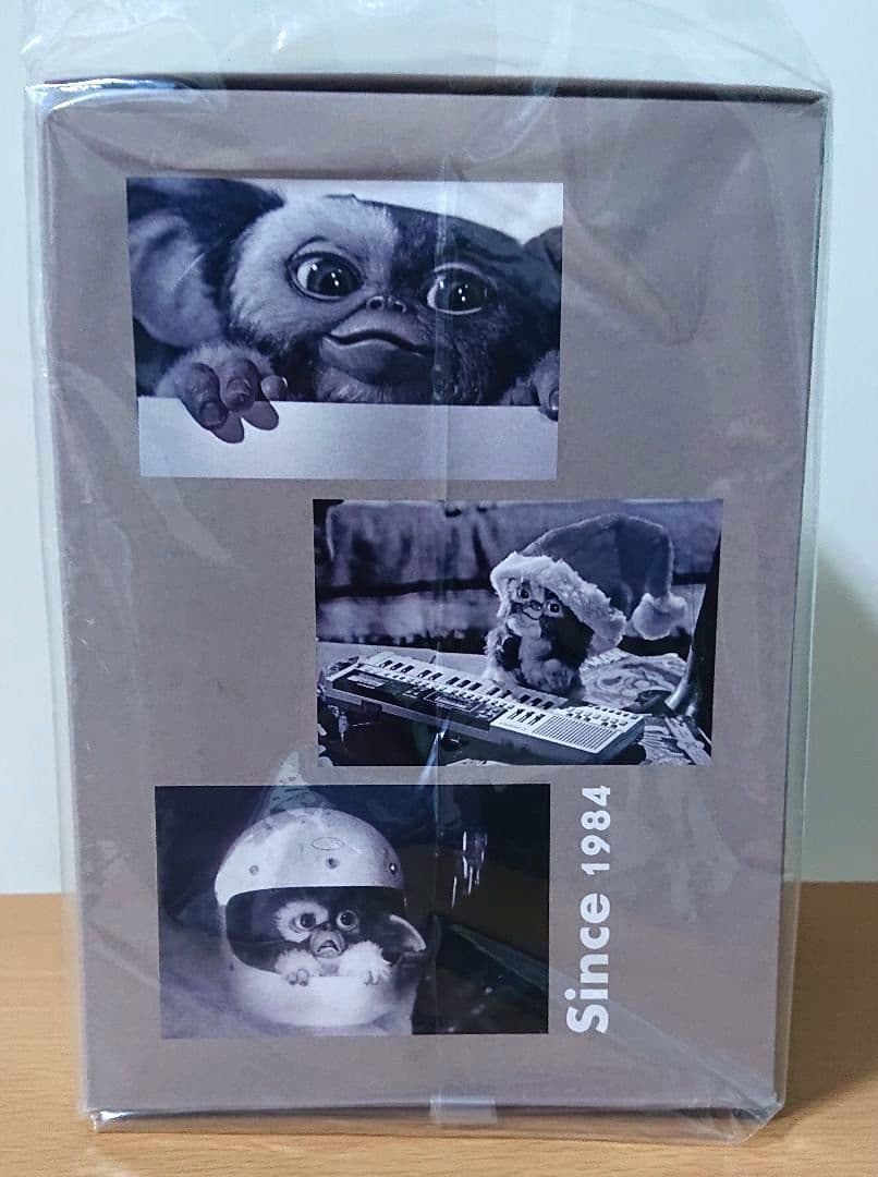 バースデイバー グレムリン ギズモ ぬいぐるみ ペールグレー ハート 25cm