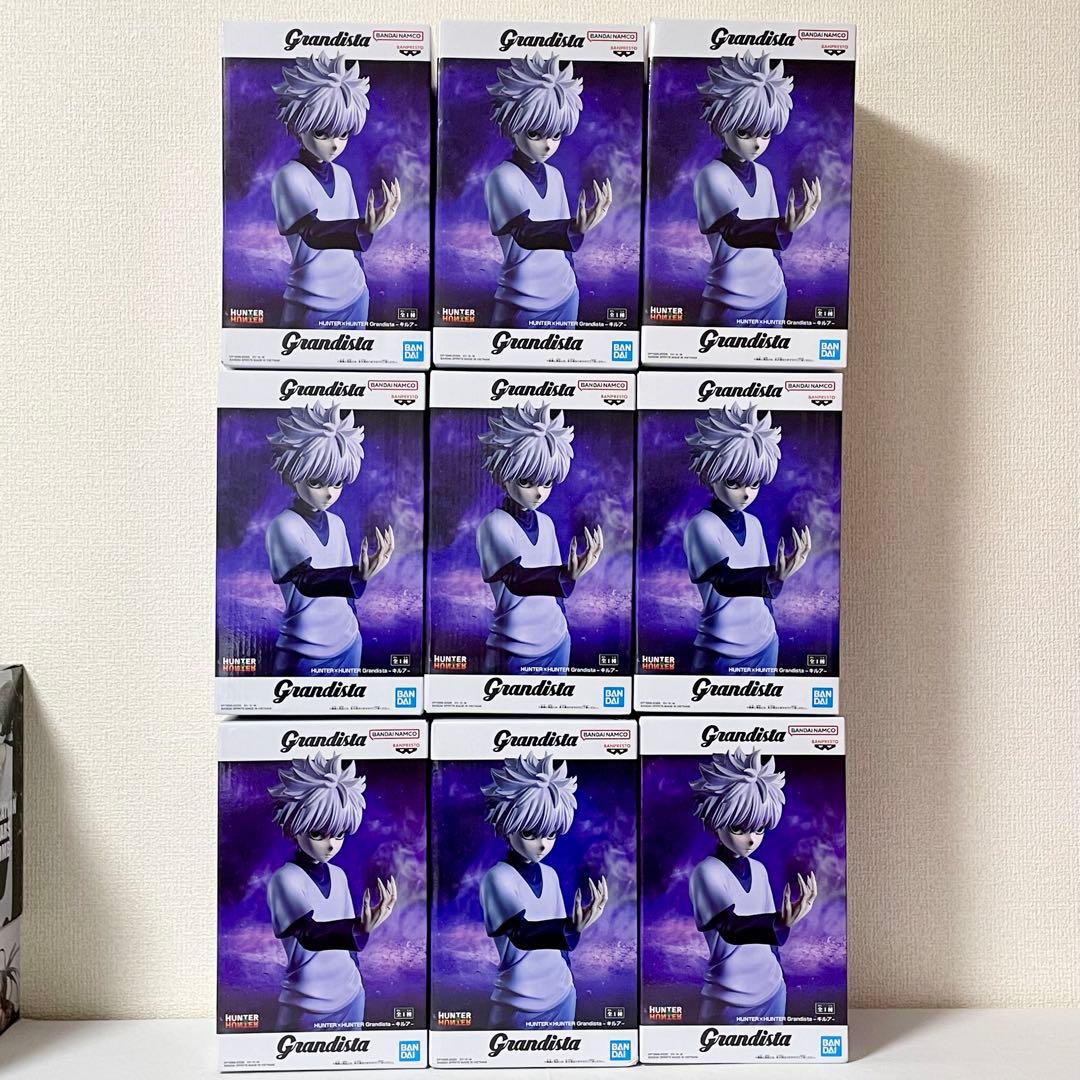 【9個セット】ハンターハンター　フィギュア　grandista キルア