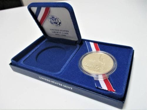 アメリカ合衆国造幣局　1986年リバティ １ドル プルーフ銀貨 自由の女神