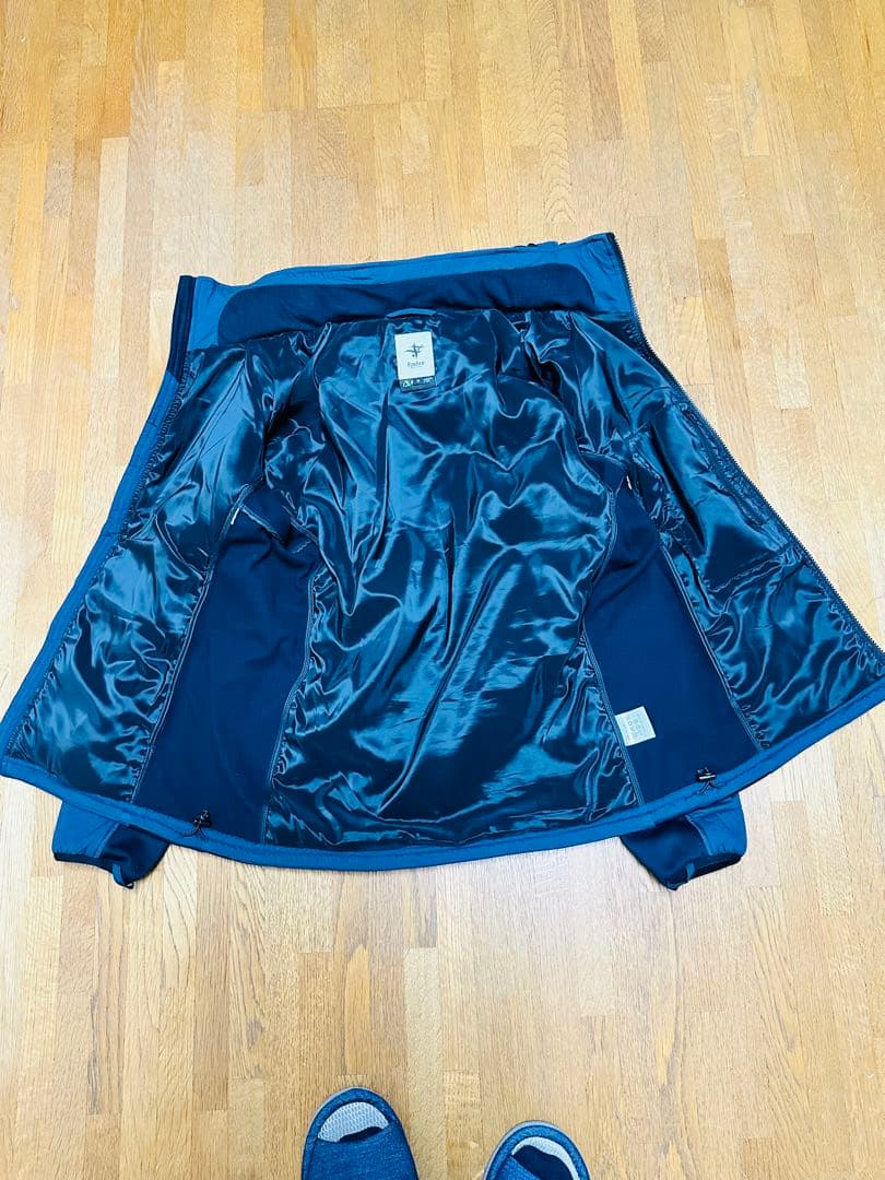 【美品】Foxfire POLARTEC中綿 セットアップ【ブルー／Mサイズ】