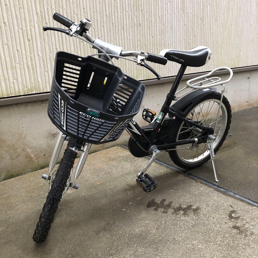 ブリヂストン　ECO KIDS ジュニアサイクル 前カゴ付き　18インチ