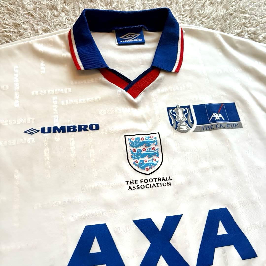 ★希少 XLサイズ★ UMBRO イングランド代表 FAカップ 98‐99 白