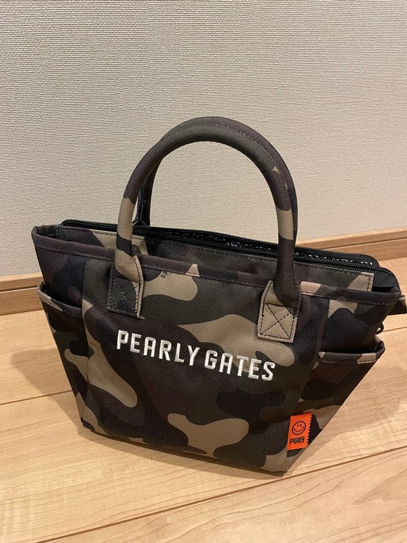美品　大人気　PEARLY GATES カモフラ　カートバッグ