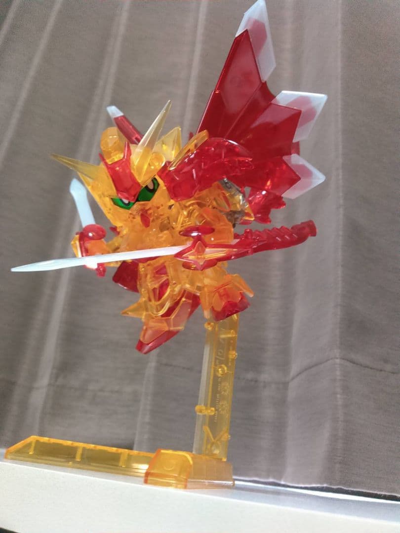 ガンダムベース限定　騎士スペリオルドラゴン（クリアカラー）組立済み
