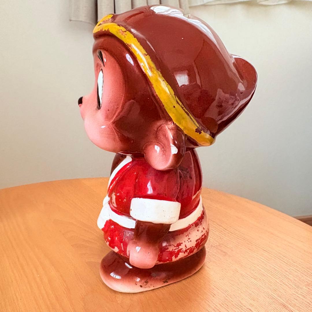 当時物 悟空の大冒険？ 陶器　貯金箱 詳細不明