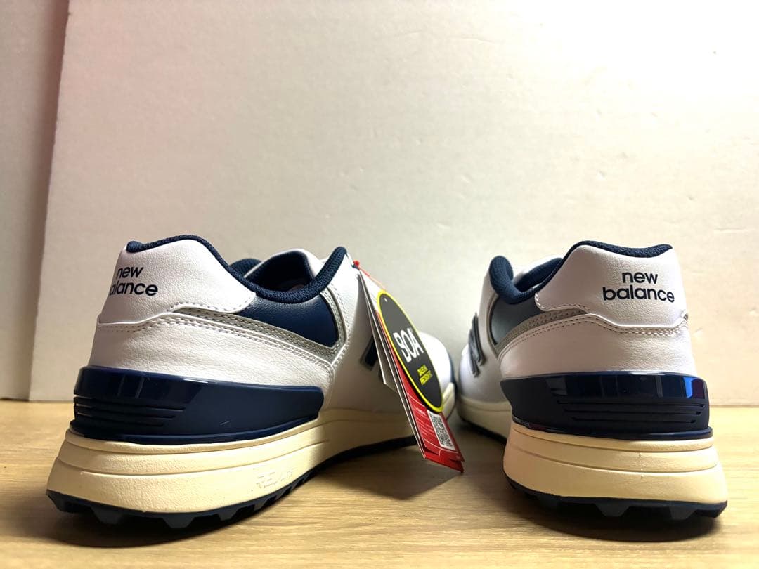 未使用 28cm 2E ニューバランスゴルフシューズ UGBS574J ホワイト