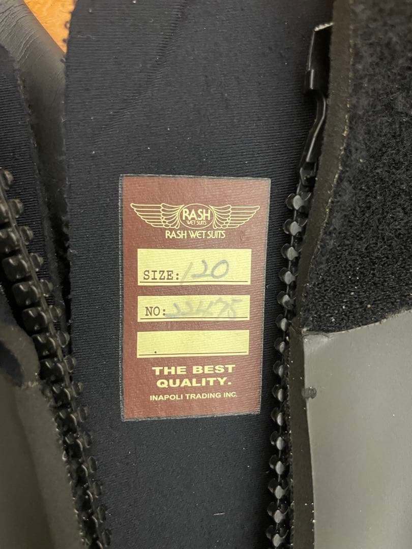 RASH フルスーツ ウェットスーツ120㎝