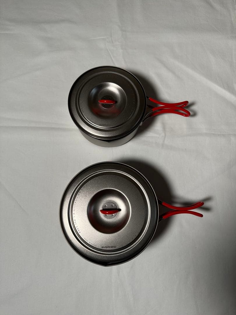 バーベキュー・調理用品 EVERNEW Ti U.L. Pot set 900+1300