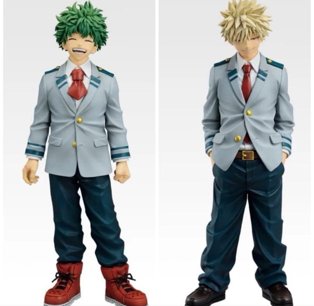 ヒロアカ　一番くじ　紡がれる想い　A賞 緑谷出久　B賞 爆豪勝己 フィギュア