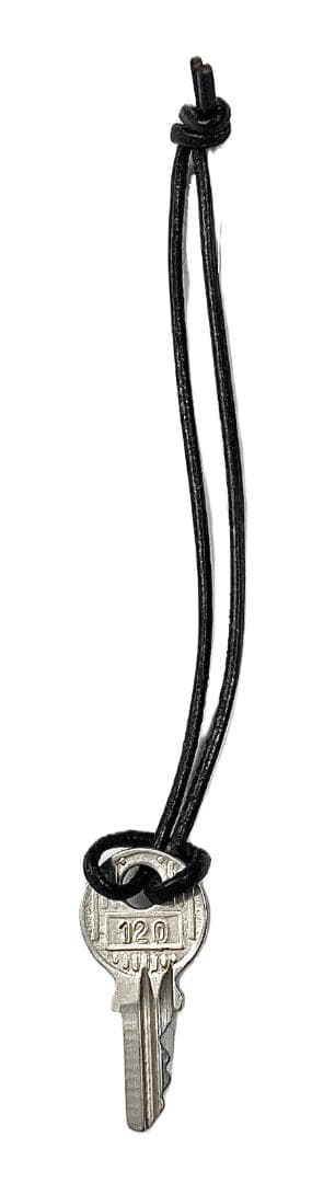 エルメス カデナ＆キー＆革紐 No.120 ツヤ消し 中古品 (77105)