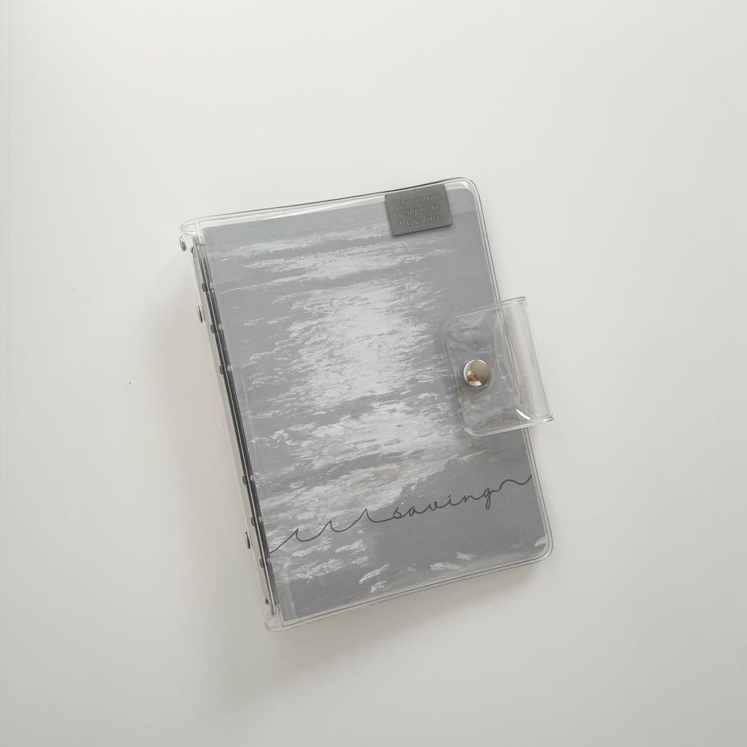 生産中止品　韓国　貯金　バインダー　カバー　A5 pvc 海