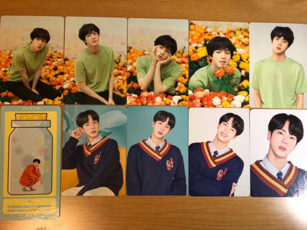 BTS/キムソクジン/ミニフォト/トレカ/フォトカード/公式