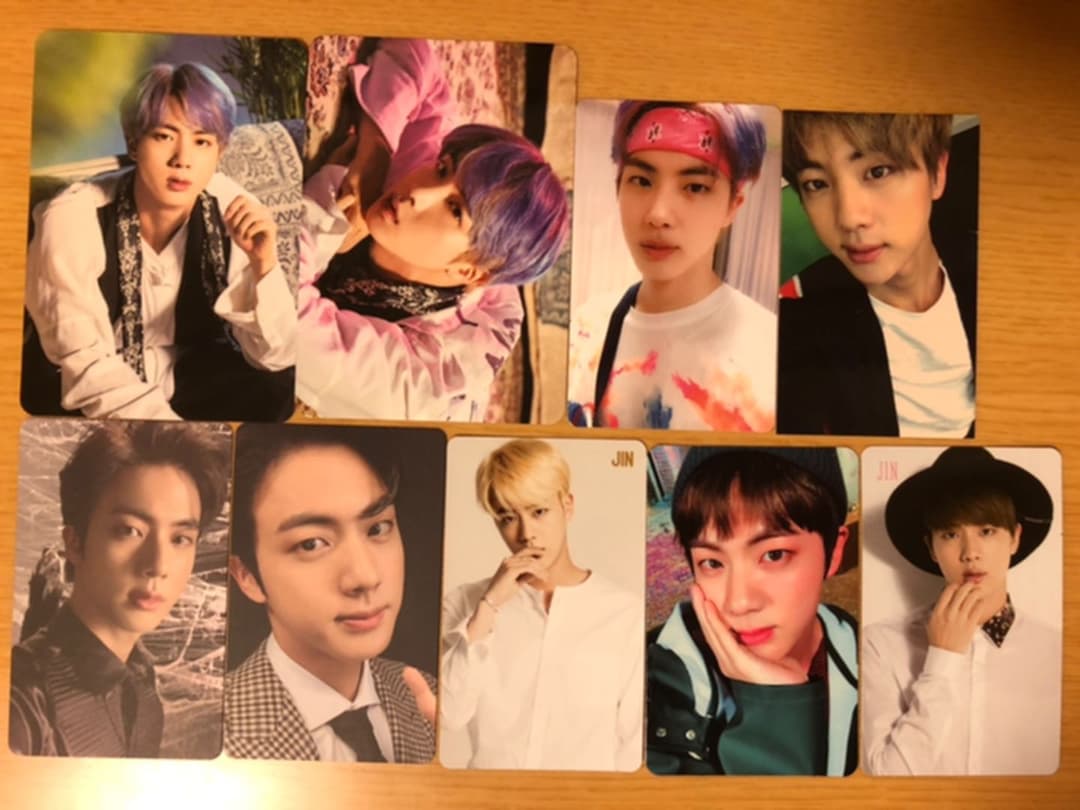 BTS/キムソクジン/ミニフォト/トレカ/フォトカード/公式