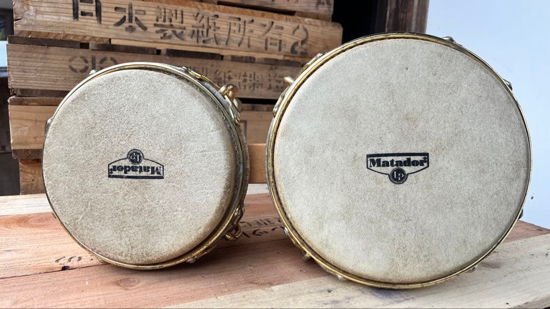 LP ボンゴ　matador ゴールドパーツ