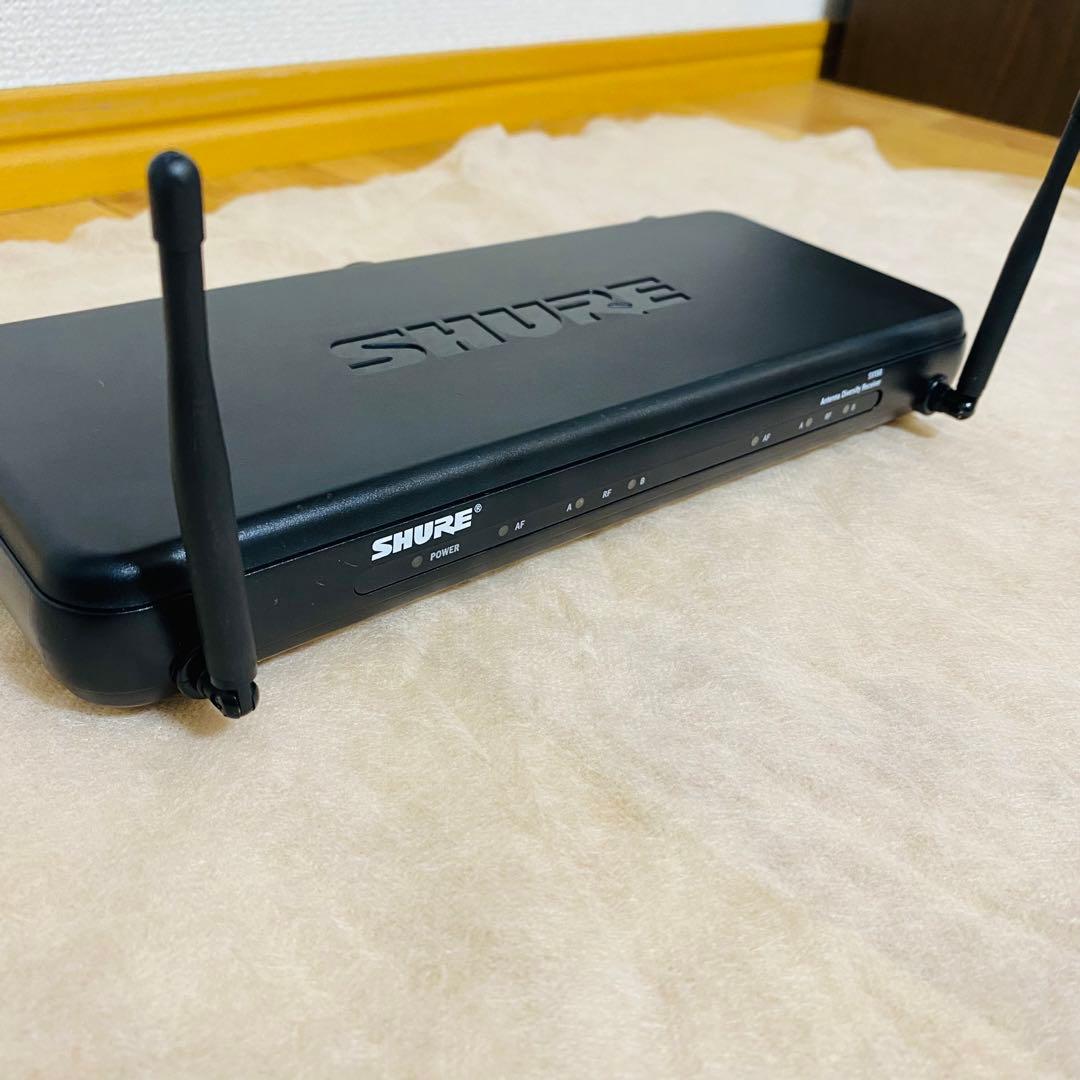 極美品✨SHURE svx88/pg28ワイヤレスマイクロフォン+受信機セット