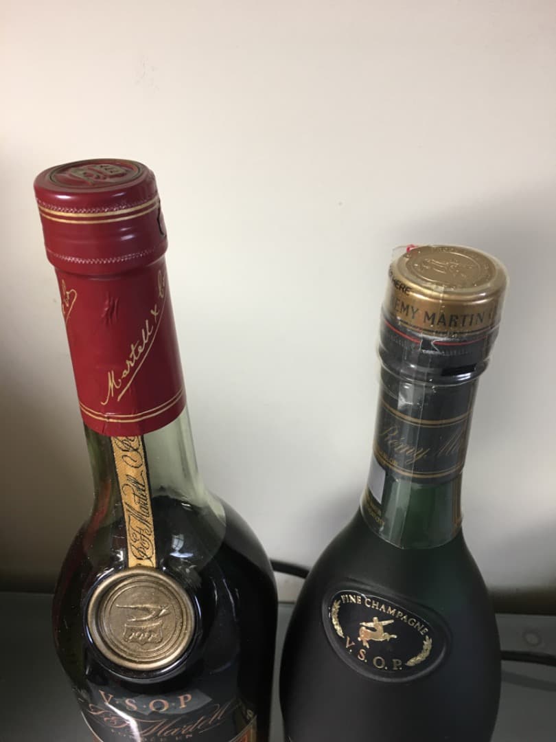 マーテルとレミーマルタンコニャック古酒2本セット値下げ