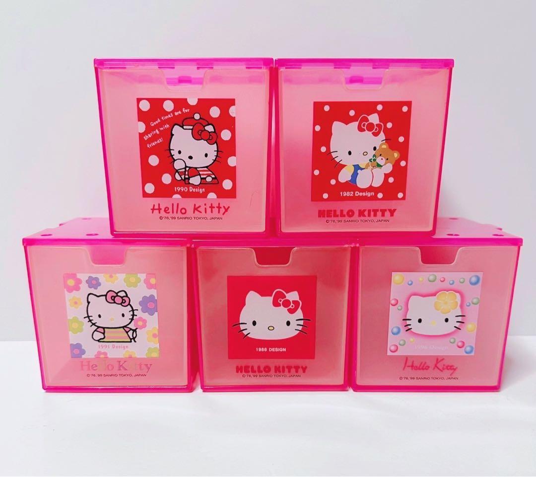 ハローキティ サンリオ スタッキング チェスト レア レトロ 14個セット