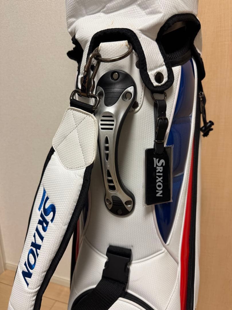 モモちゃん SRIXON スリクソン キャディ バッグ 白/赤/青