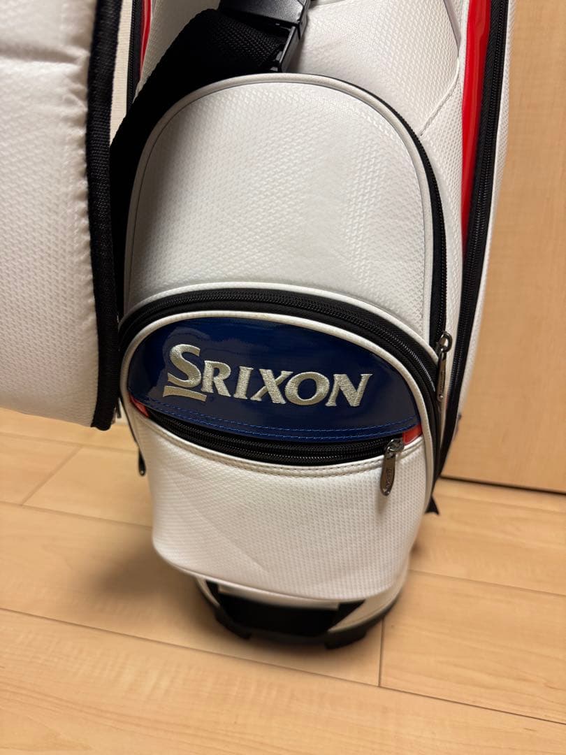 モモちゃん SRIXON スリクソン キャディ バッグ 白/赤/青