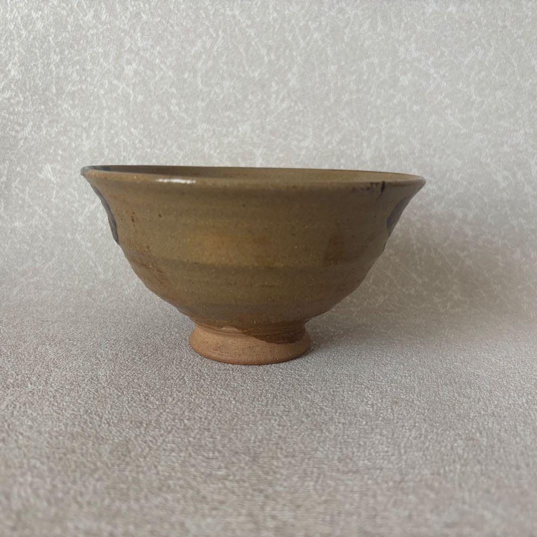 布志名焼 雲善窯 九代 土屋善四郎作 「紫陽花」抹茶碗 茶道具 (160Da)