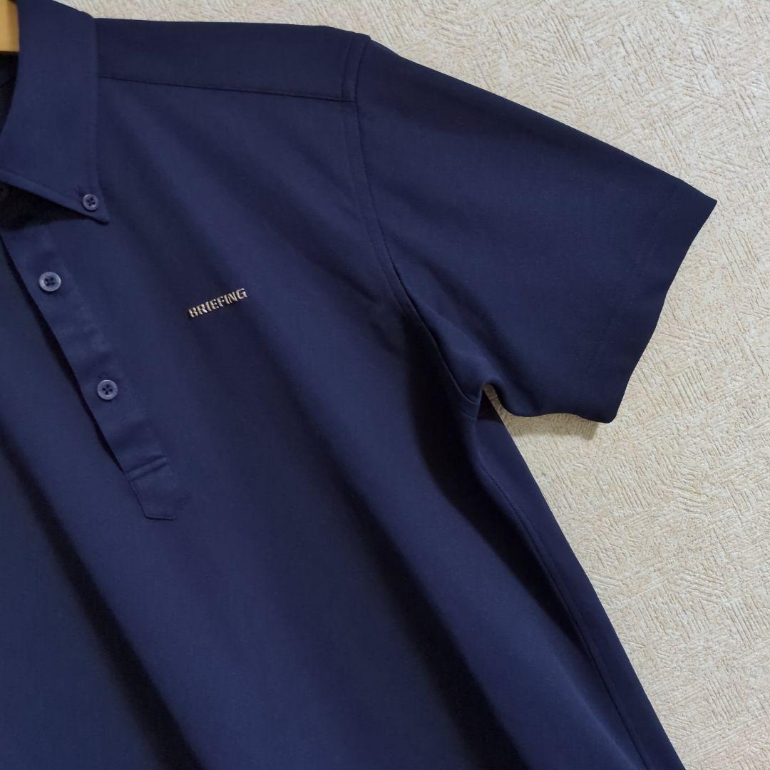 ブリーフィングゴルフ ポロシャツ ゴルフウェア ネイビー L