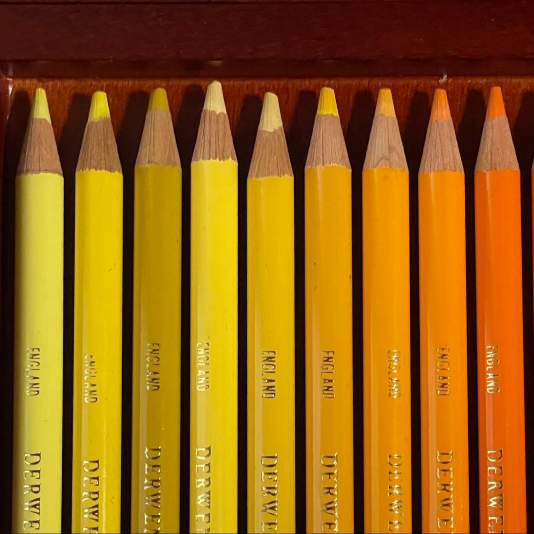 DERWENT ダーウェント ARTISTS アーチスト 色鉛筆72色 木箱