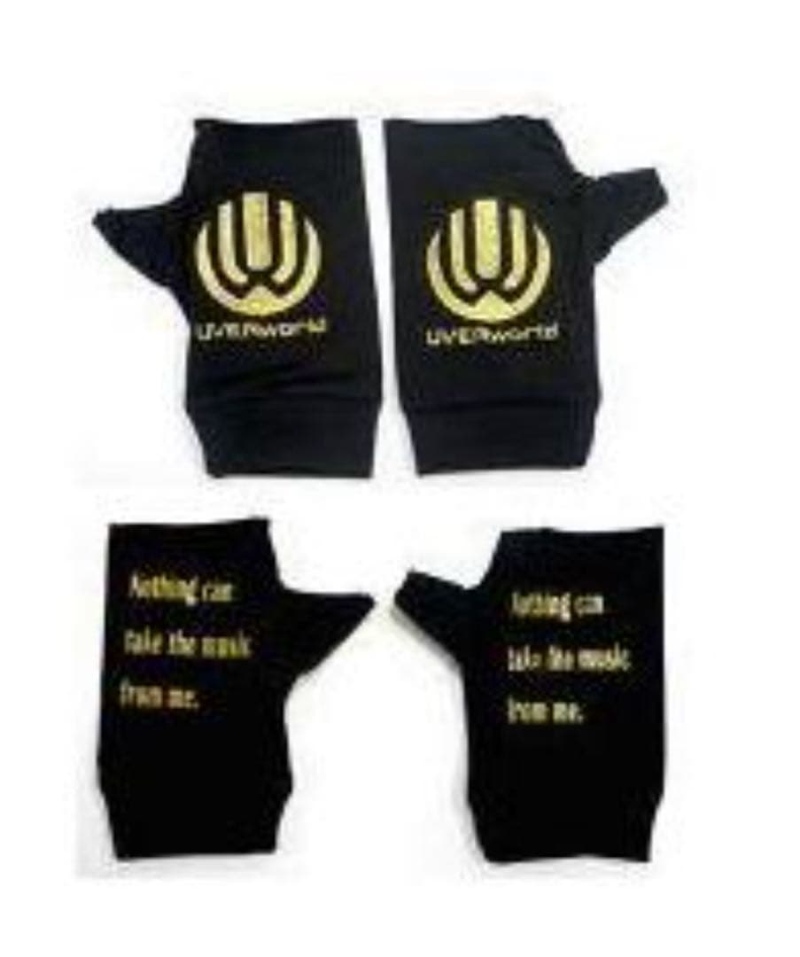 新品・未開封UVERworld【初代ゴールドグローブ＆バンダナホワイト】セット