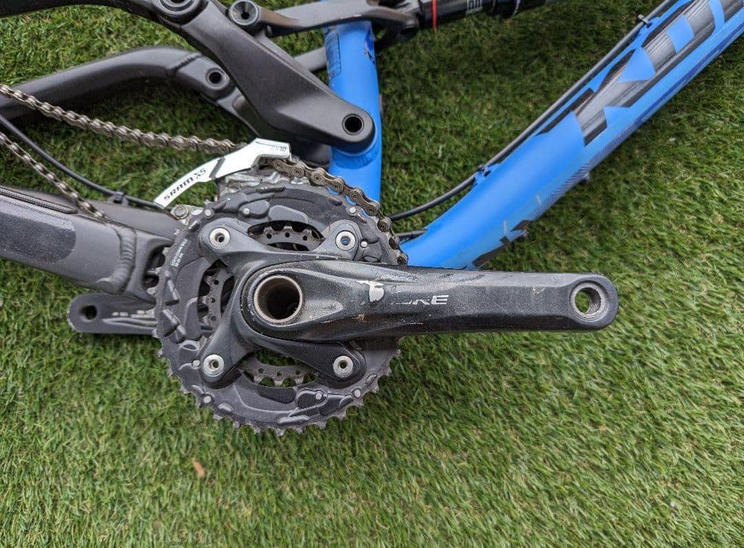 Kona マウンテンバイクフレーム 青 FSAクランクセット