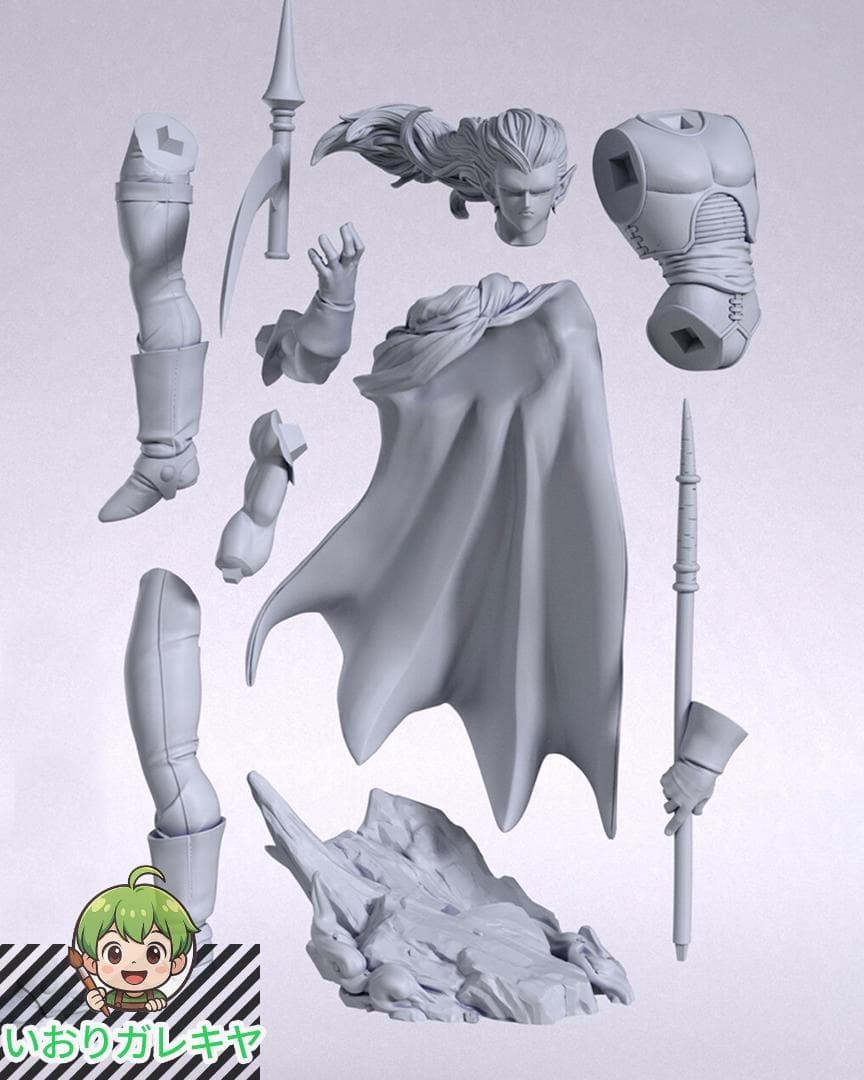 魔王 クロノ・トリガー 1/10 未塗装未組立 フィギュア ガレージキット