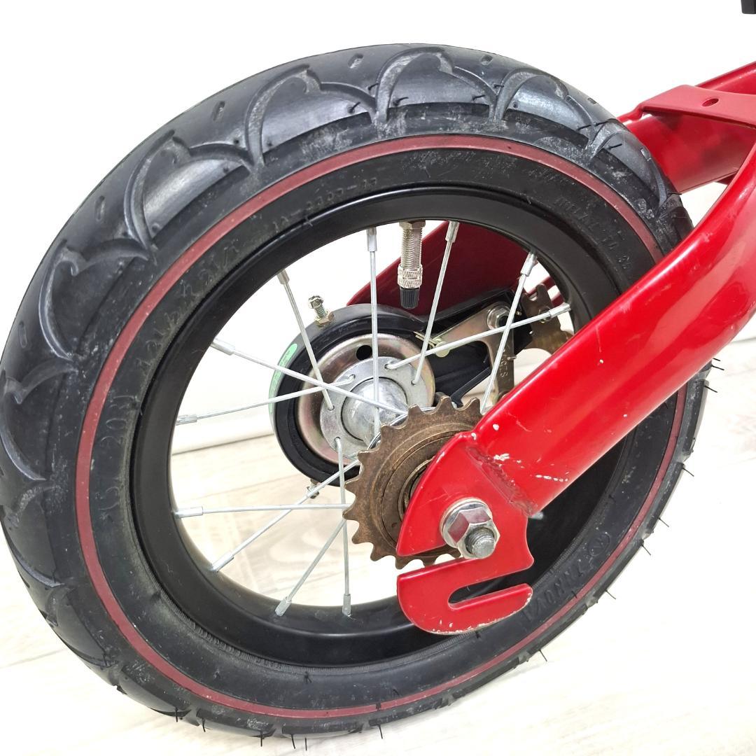 美品★へんしんバイク★12インチ★バランスバイク★未使用パーツ付★バルブ新品交換