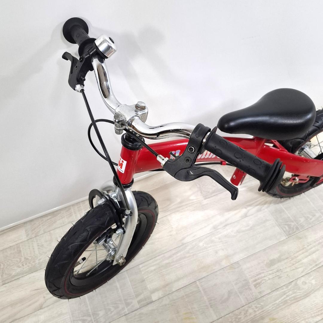 美品★へんしんバイク★12インチ★バランスバイク★未使用パーツ付★バルブ新品交換