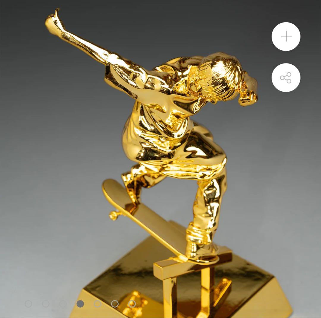 堀米雄斗金オブジェ　直筆サイン付き　世界500体限定