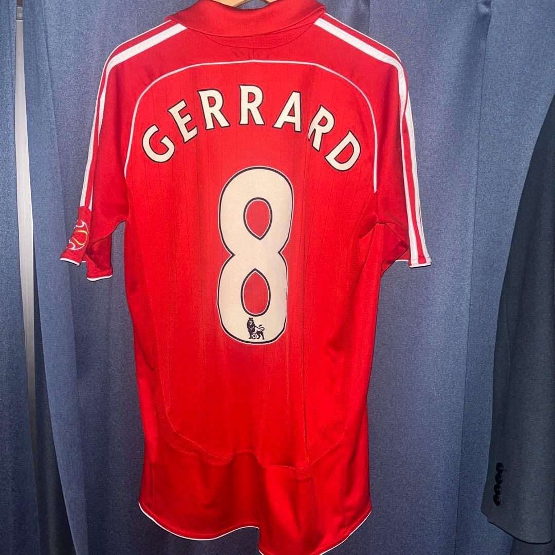 【国内正規品】　リヴァプール 06-08 ジェラード　背番号　ネーム入　プレミア