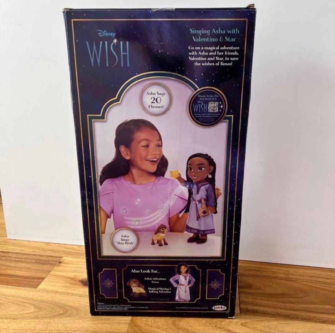 【新品未開封】ディズニー WISH アーシャ 歌う人形 トーキングドール ギフト