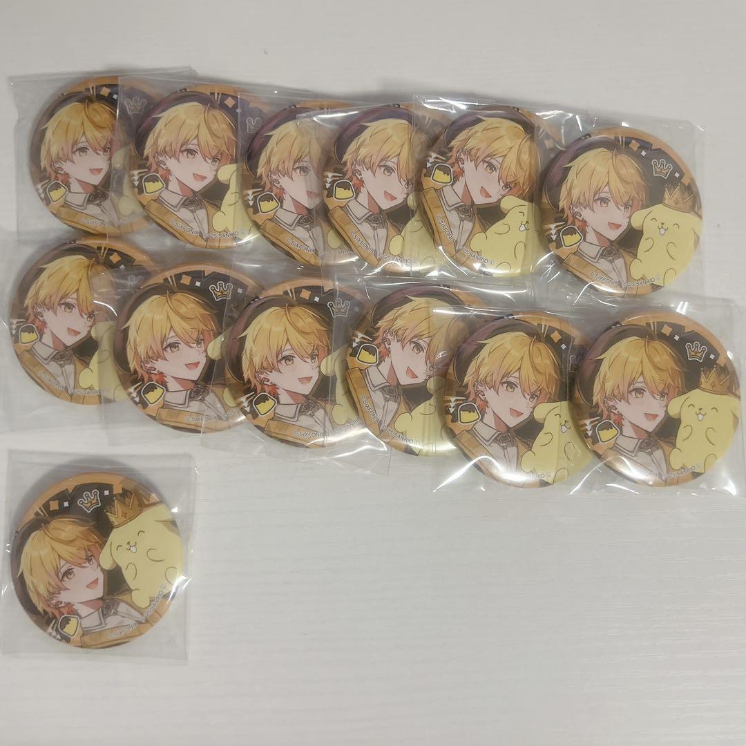 シクフォニ みこと サンリオ コラボ 缶バッジ ポムポムプリン
