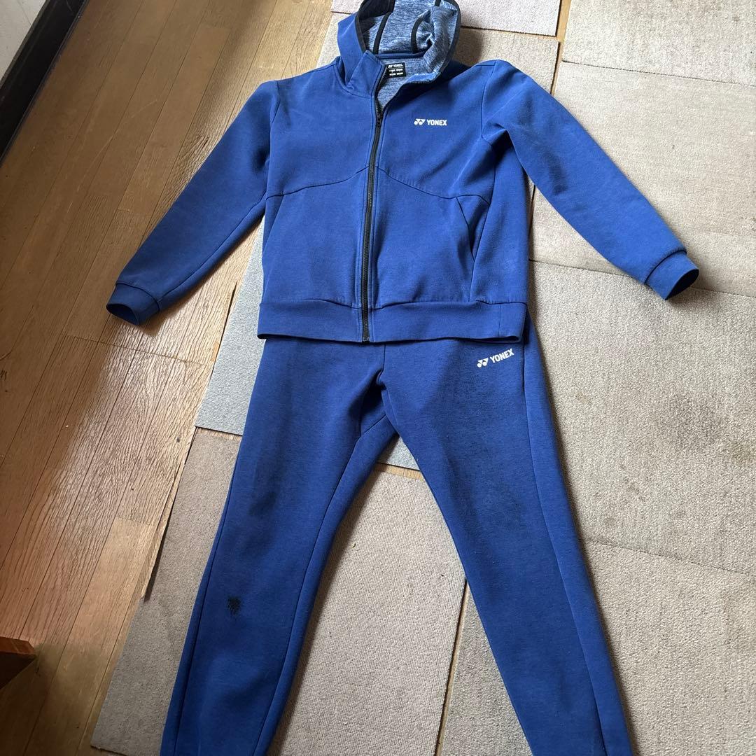 ヨネックス　セットアップ　スウェット　ブルー　L