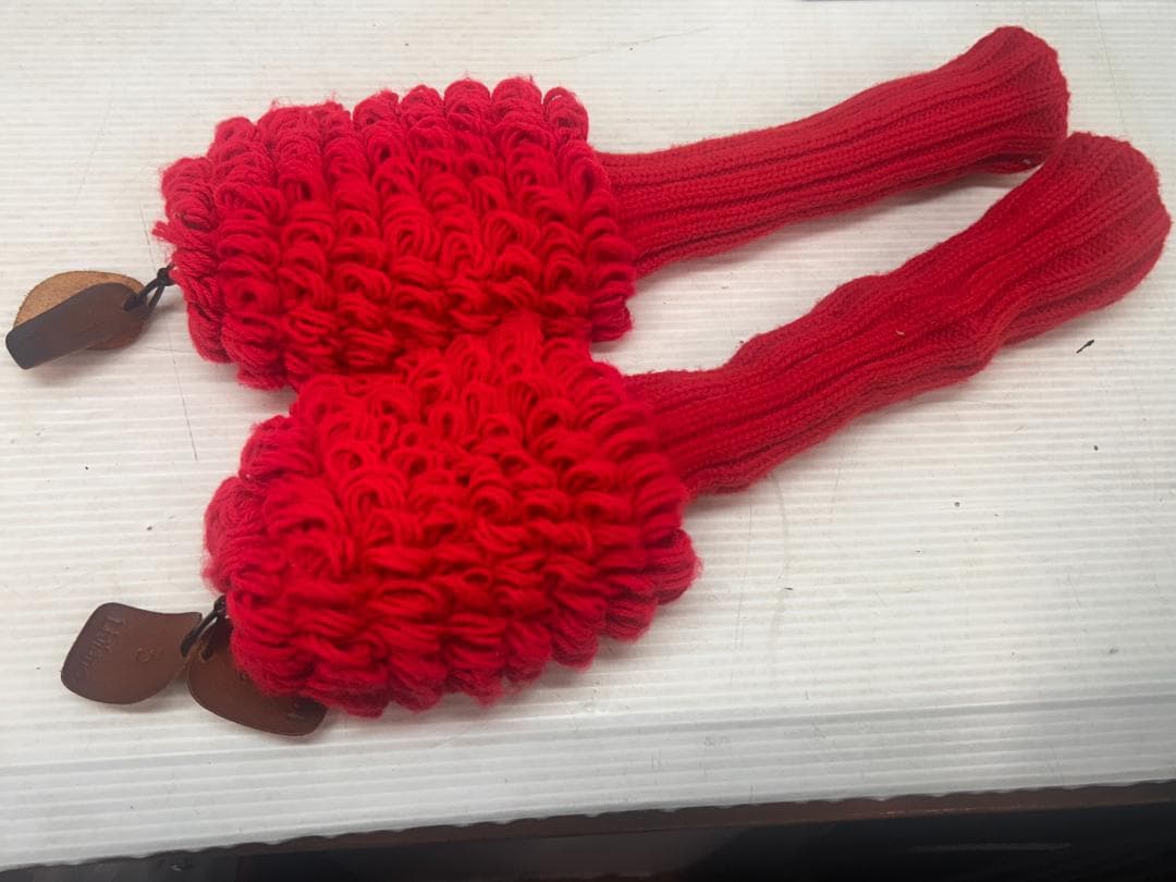 〇女性・美品【ホンマ EXTRA 90】パーシモンウッド３・４【ヘッドカバー付き