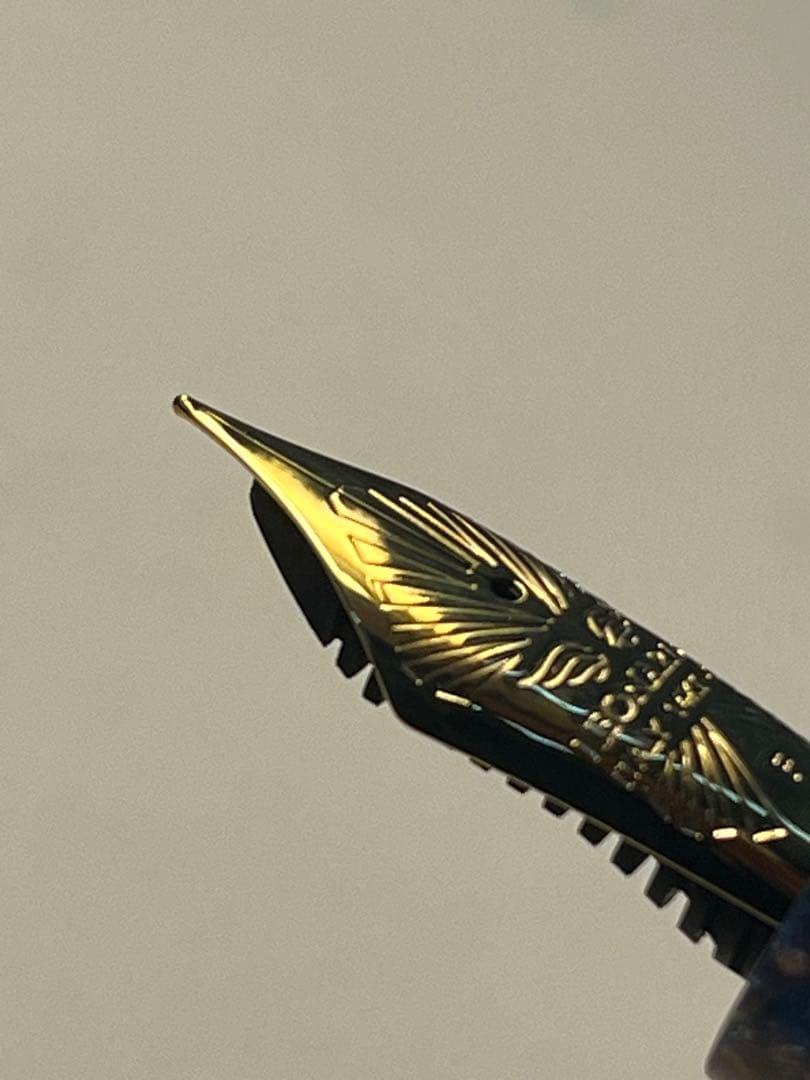 試筆のみ　レオナルド万年筆　モーメント ゼロ グランデ 14金ニブ