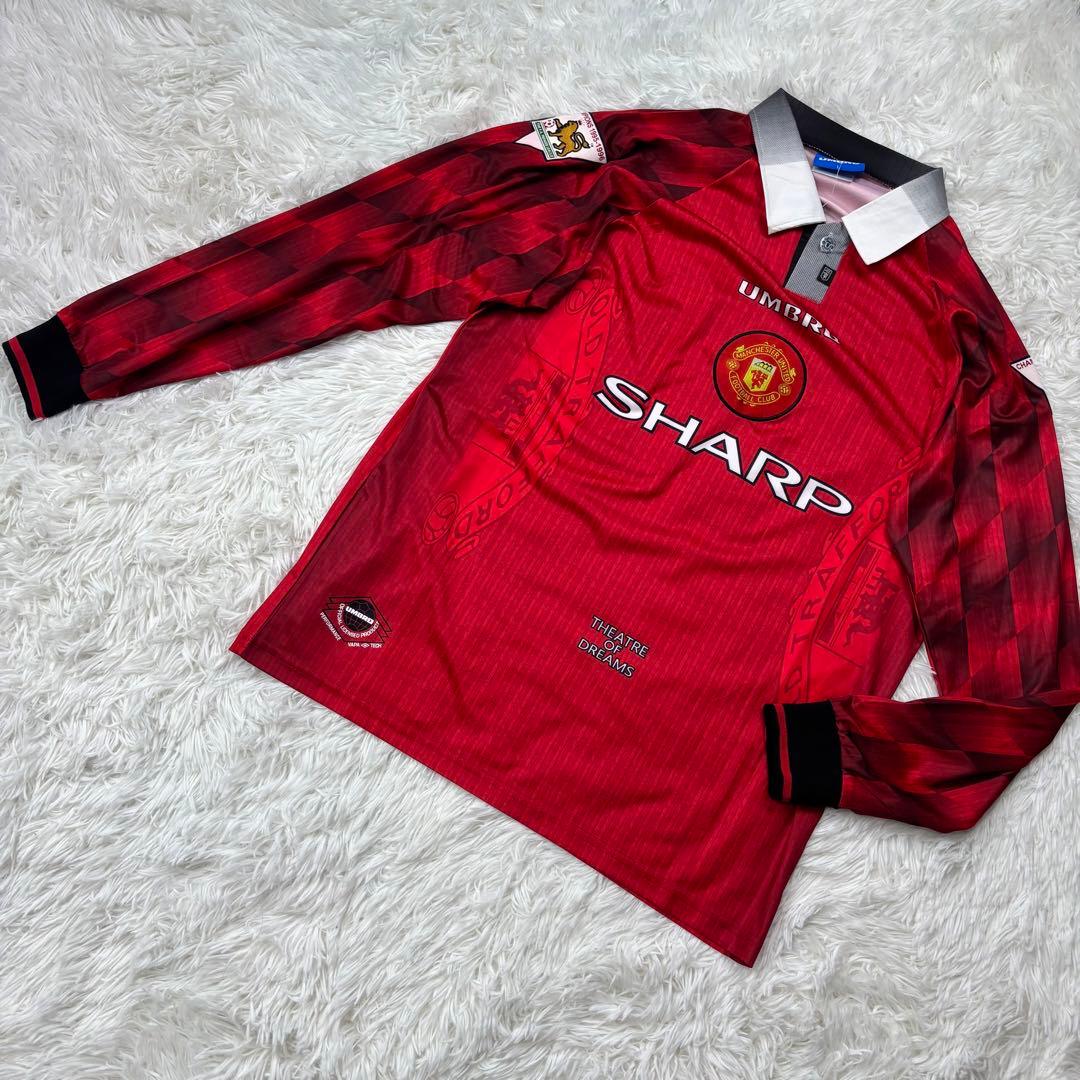 激レア✨マンチェスターユナイテッドゲームシャツ ベッカム 10番 Lサイズ