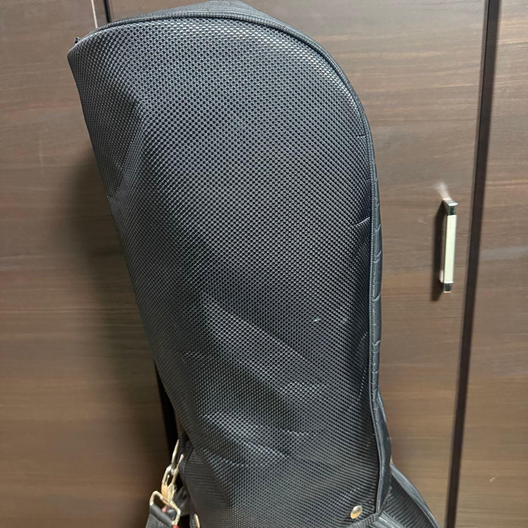 adidas キャディバッグ ゴルフバッグ 黒/赤