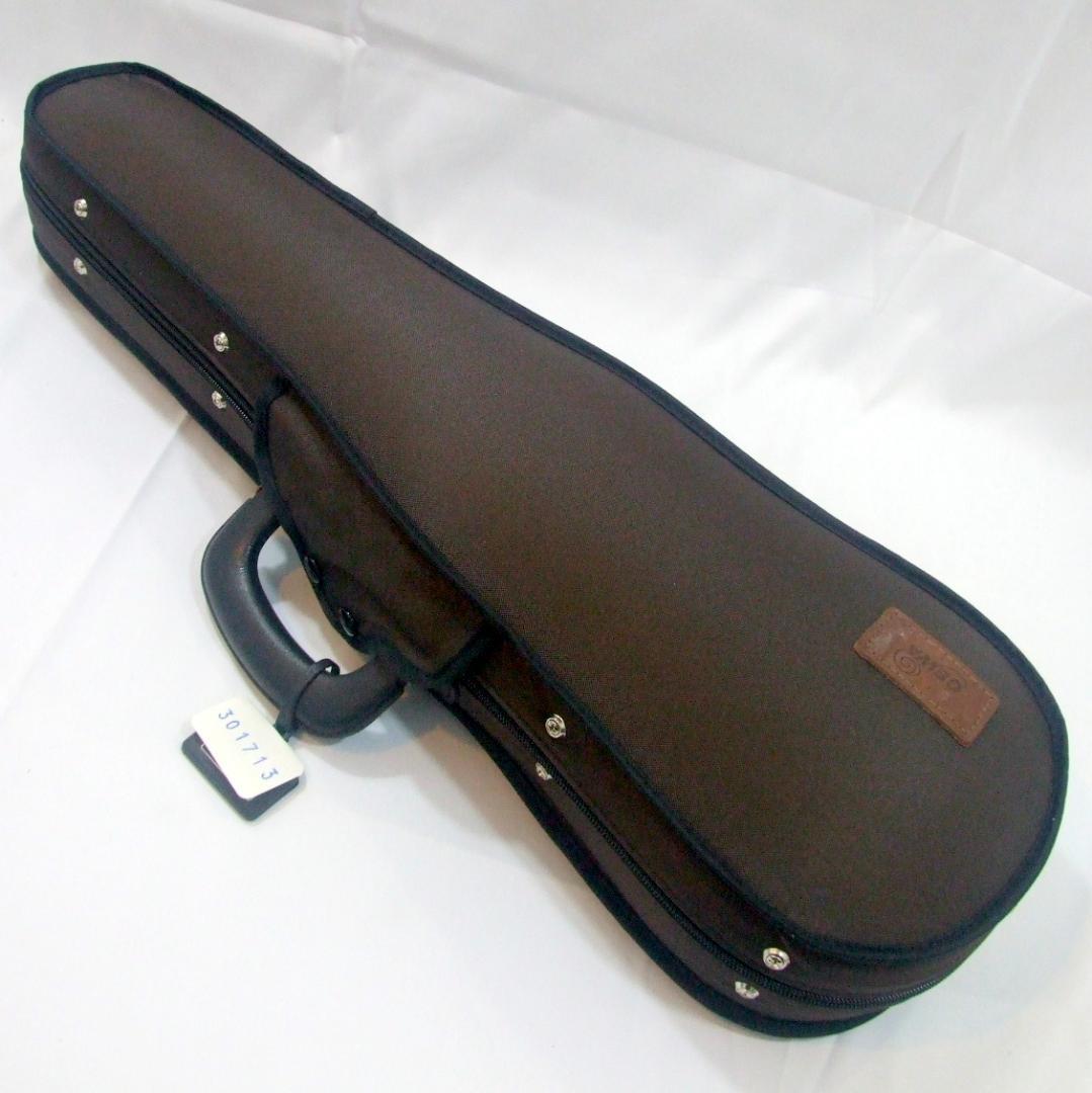 シャコンヌ サラバンド バイオリン 虎杢 1/2 弓 ケース メンテ済み