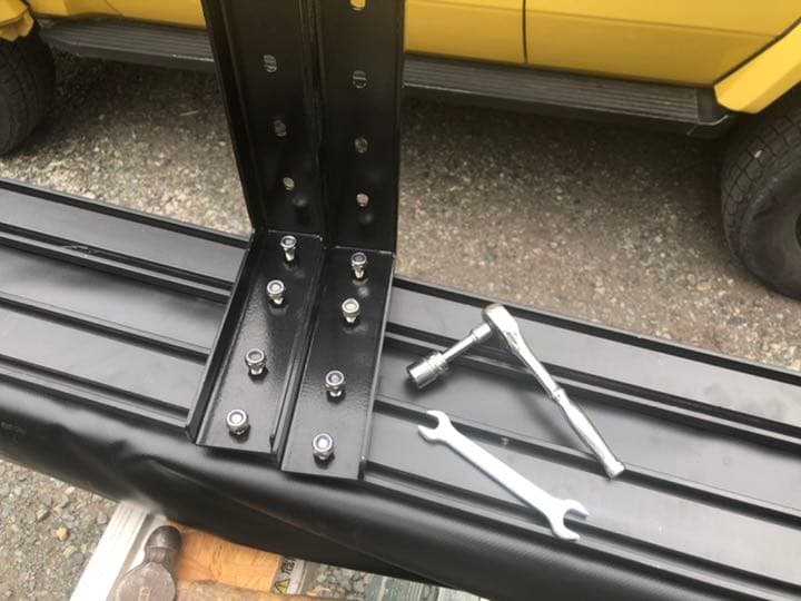 【新品　在庫1個】270° サイドオーニング　2.0M ベージュ　自立型