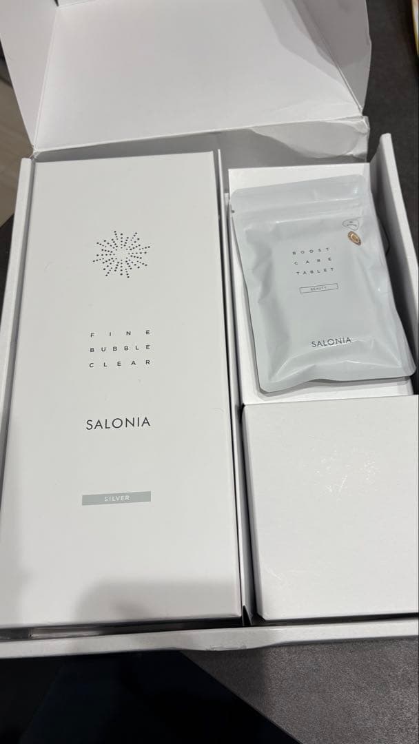 SALONIA シャワーヘッド ファインバブルクリア