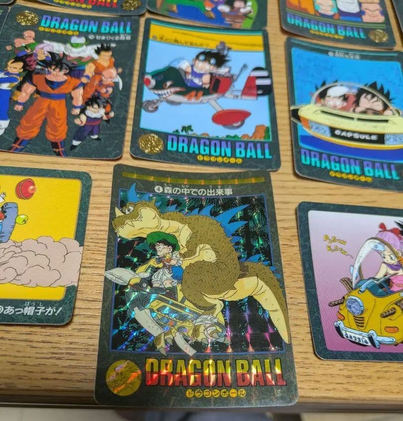 当時物ドラゴンボール ビジュアルアドベンチャーカード19種セット（キラ1枚有り）
