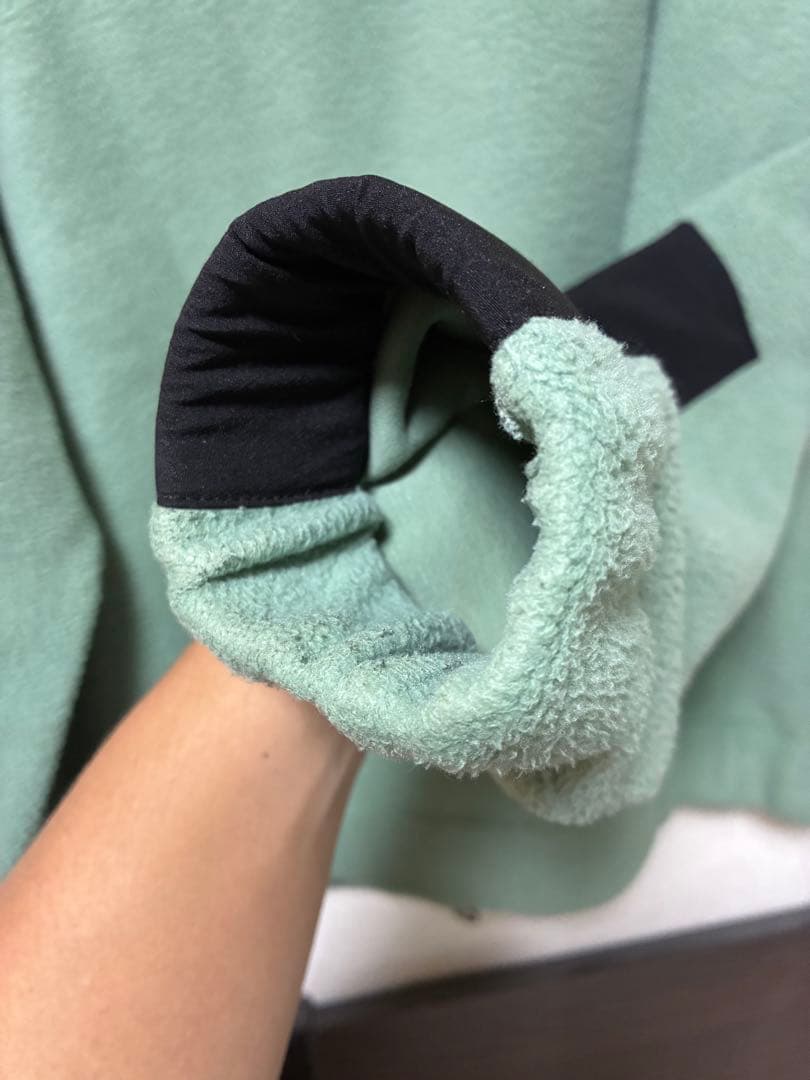 RUFFLOG ラフロッグ　フリースブルゾン M ミントグリーン