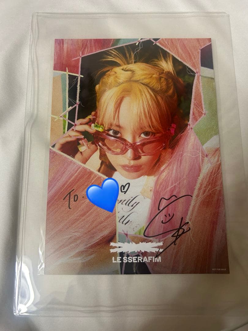 LE SSERAFIM ルセラ サイン 直筆 宮脇咲良 ルセラフィム オフイベ